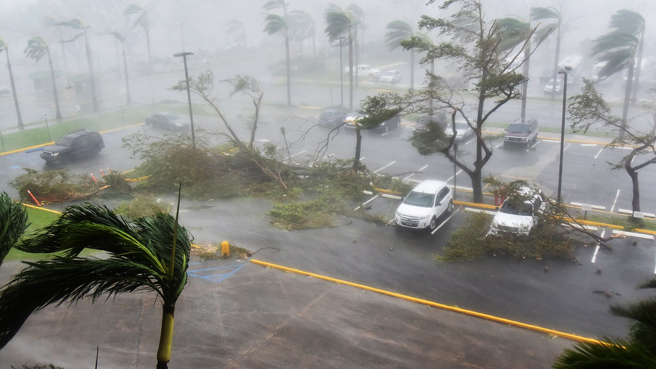 Porto Rico, durante a passagem do furacão Maria - 20/09/2017