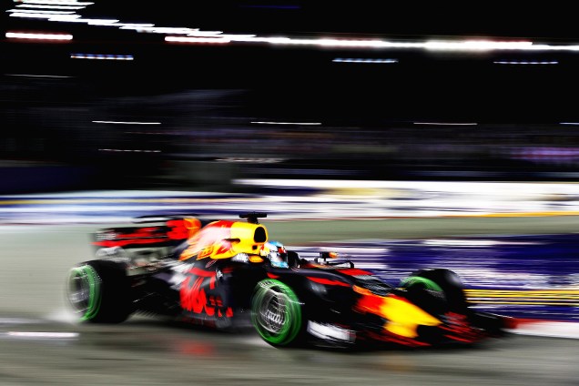 O piloto australiano Daniel Ricciardo durante o GP de Cingapura, o 14º da temporada 2017 de F1 - 17/09/2017