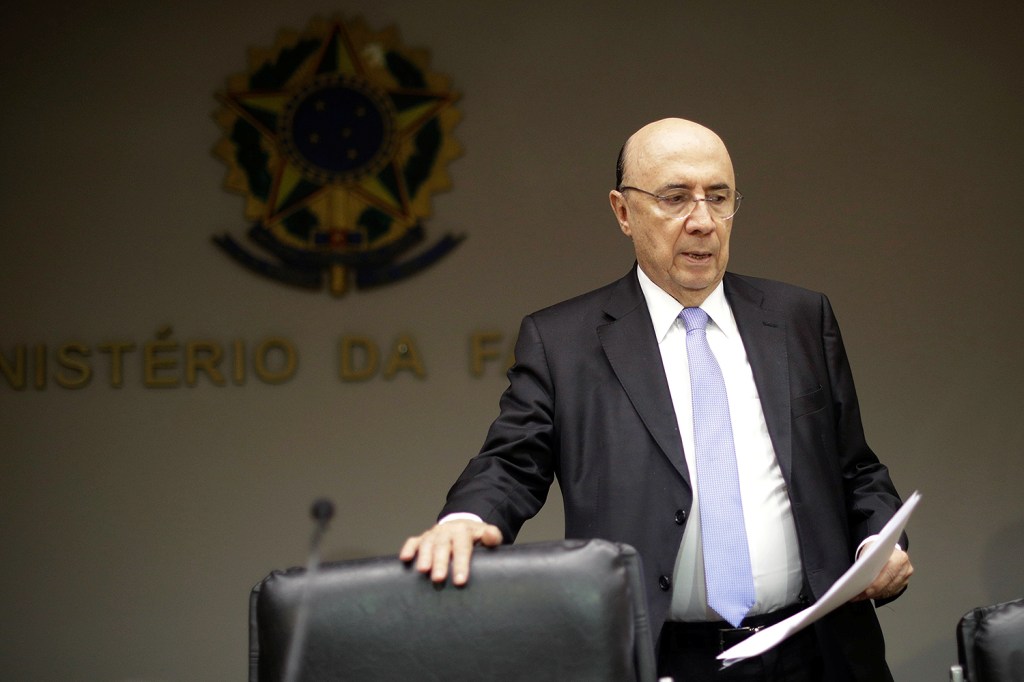 O ministro da Fazenda, Henrique Meirelles