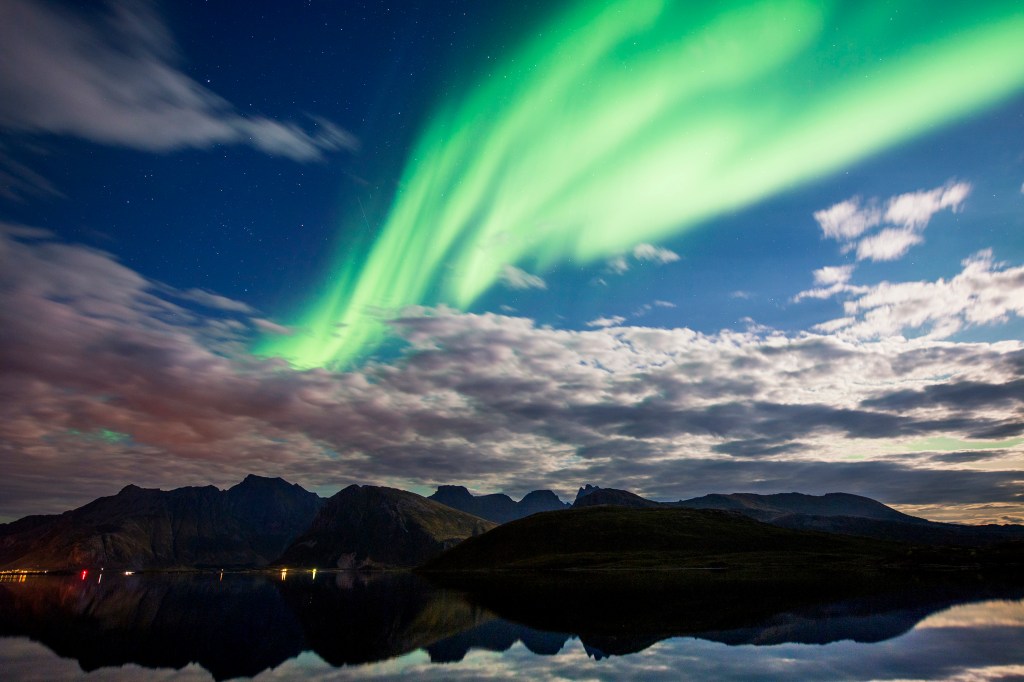 Imagens do dia - Aurora boreal na Noruega