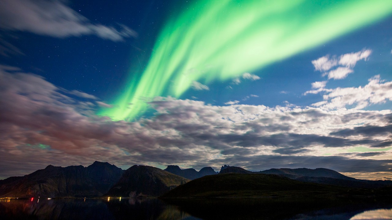 Imagens do dia - Aurora boreal na Noruega