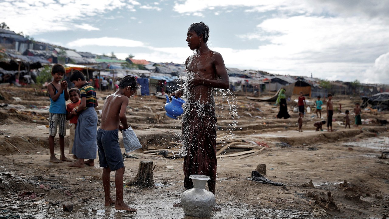 Imagens do dia - Campo de refugiados rohingyas em Bangladesh