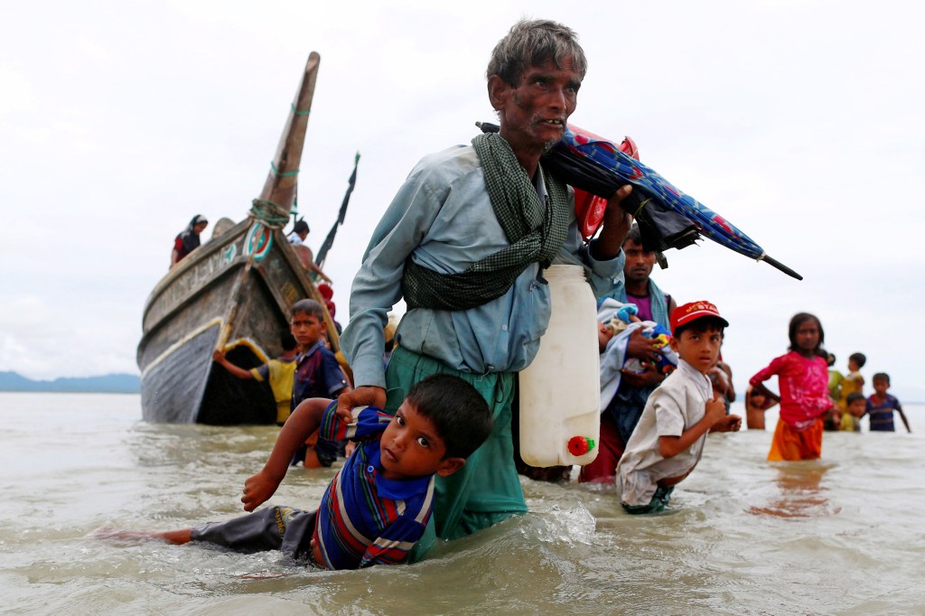 Imagens do dia - Refugiados rohingya em Bangladesh