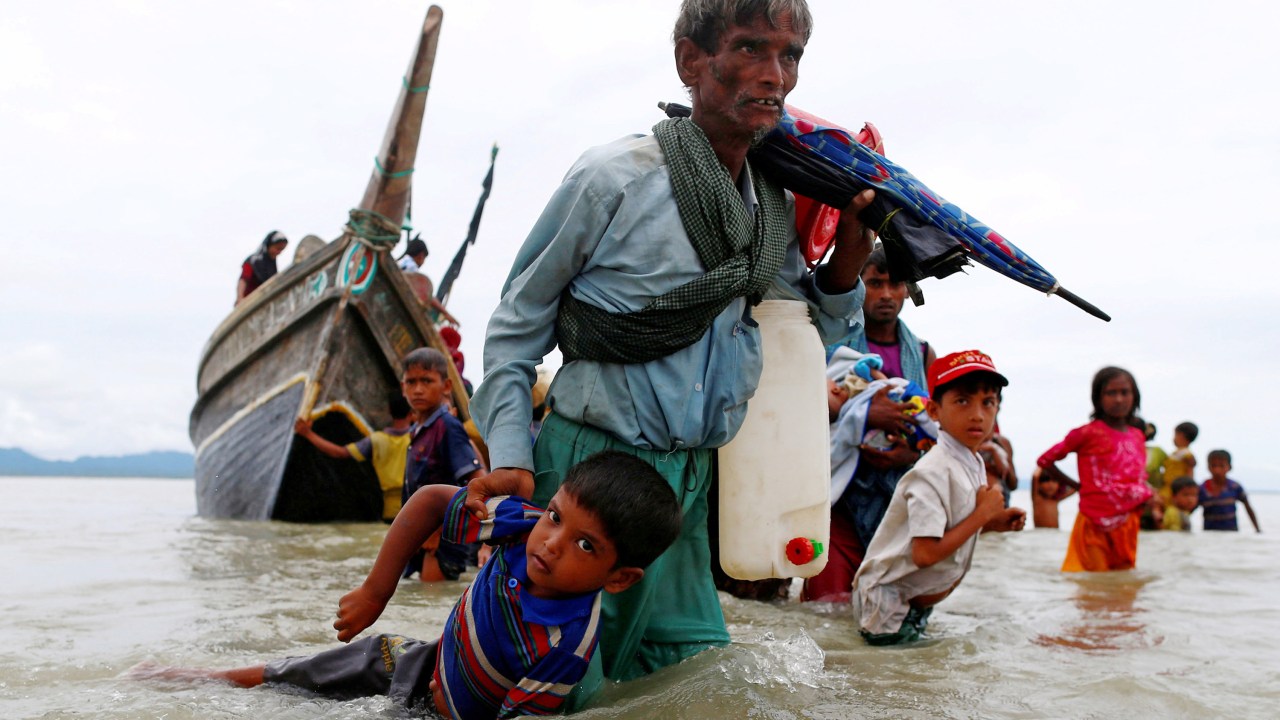 Imagens do dia - Refugiados rohingya em Bangladesh