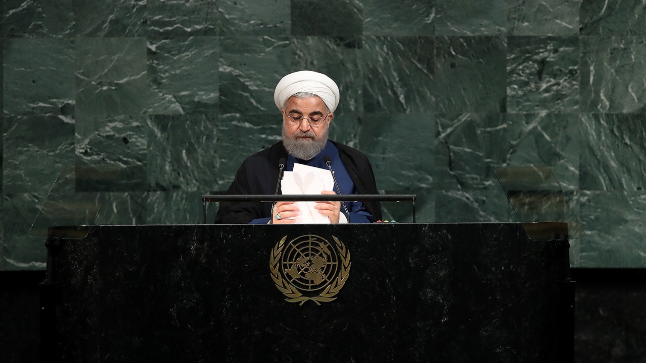O presidente do Irã, Hassan Rouhani