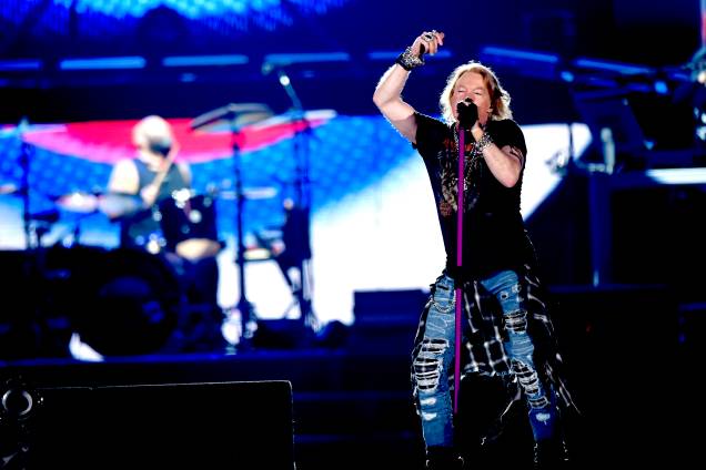 Axl Rose, vocalista da banda Guns'n'Roses, durante quarto dia do festival São Paulo Trip, no Allianz Parque Axl Rose, vocalista da banda Guns'n'Roses, durante quarto dia do festival São Paulo Trip, no Allianz Parque