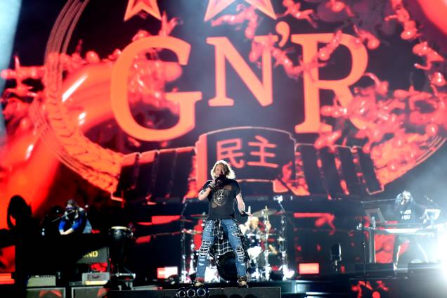 Público curte show da banda Guns'n'Roses, durante quarto e último dia do festival São Paulo Trip Público curte show da banda Guns'n'Roses, durante quarto e último dia do festival São Paulo Trip