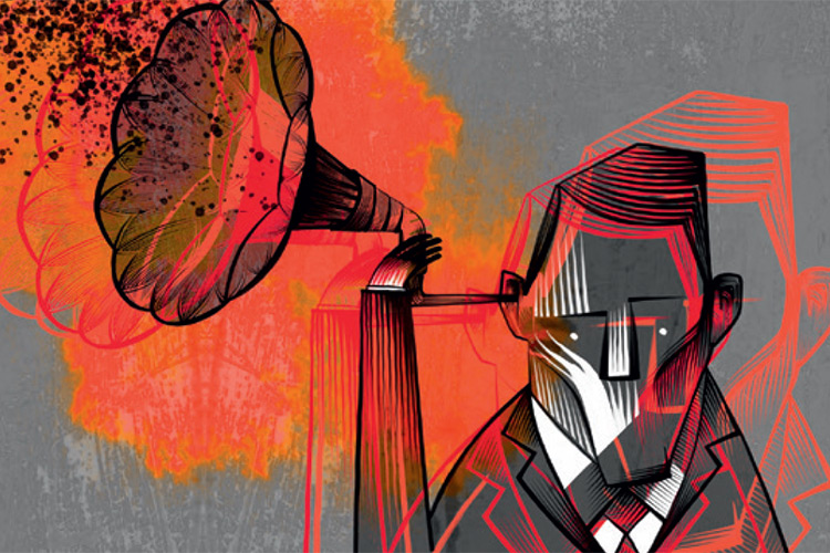 A fala não tem lugar