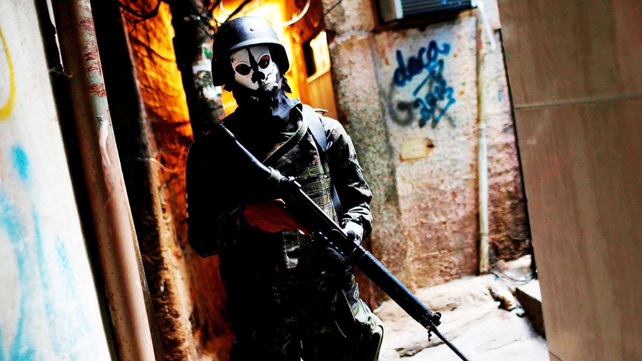 Militares das Forças Armadas na Favela da Rocinha
