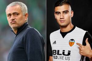 José Mourinho e Andreas Pereira