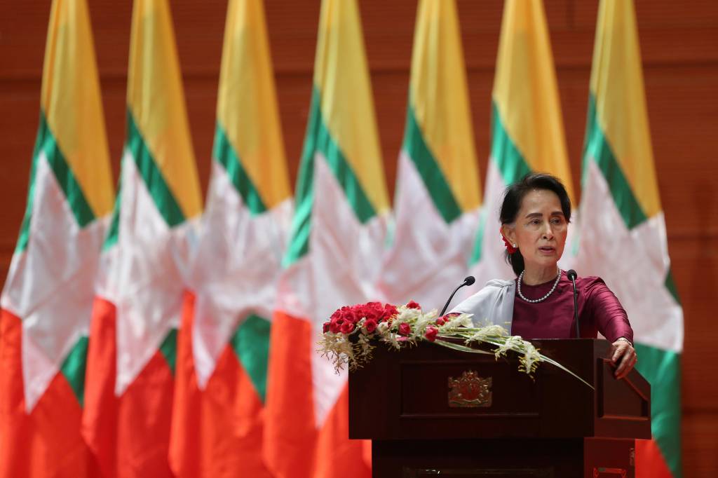 Líder de Myanmar Aung San Suu Kyi