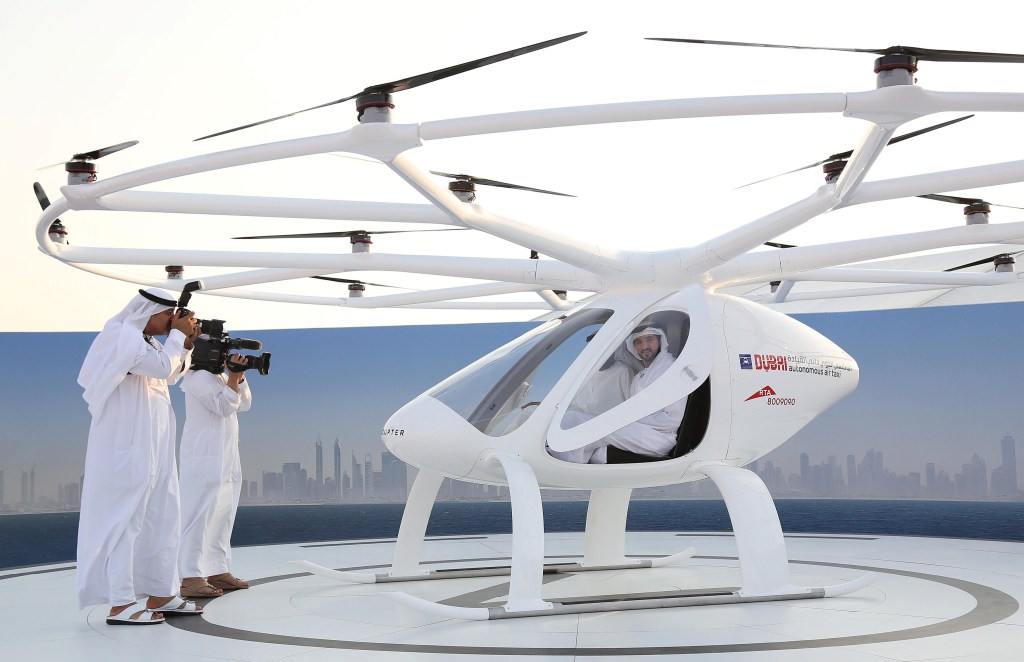 Táxi voador de Dubai