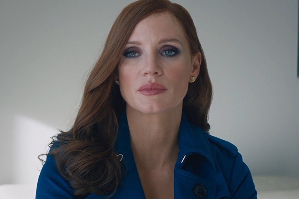 Jessica Chastain em 'Molly’s Game'