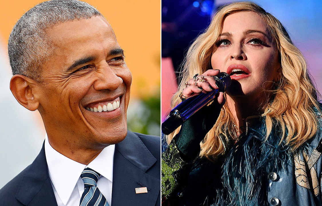 Montagem - Obama e Madonna