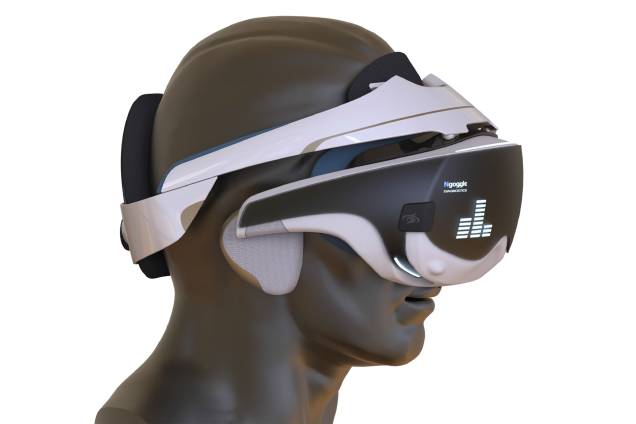 Novo modelo do nGoggle, que será utilizado nos próximos estudos. Novo modelo do nGoggle, que será utilizado nos próximos estudos.