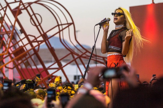 A cantora Pabllo Vittar se apresenta no primeiro dia de Rock in Rio