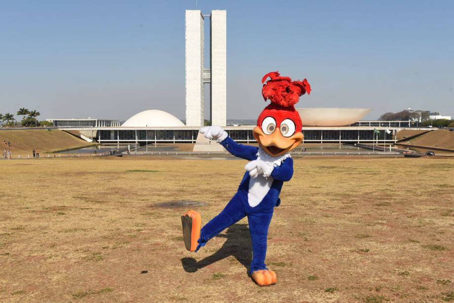 Tour do Pica-Pau em oito cidades brasileiras pra divulgação do filme