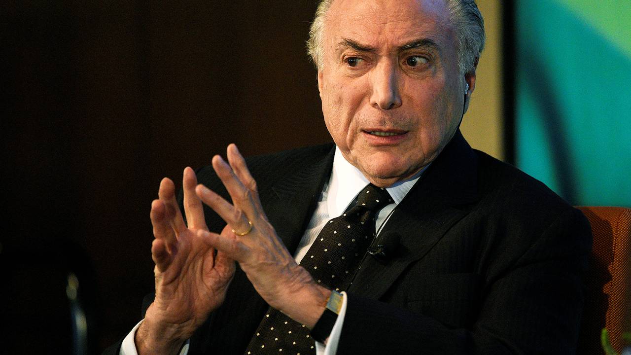 O presidente Michel Temer