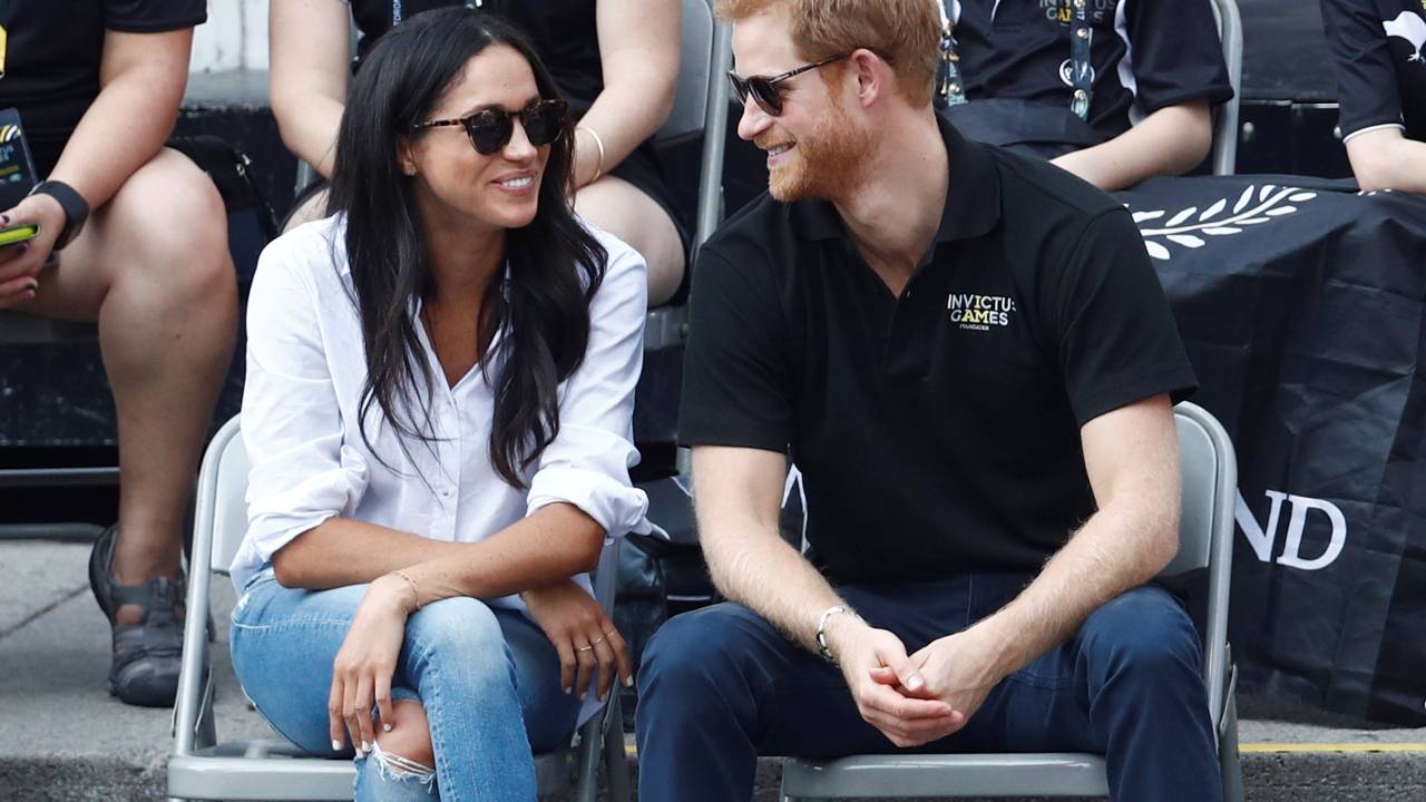 Principe Harry e sua namorada, a atriz Meghan Markle