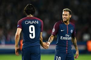 Neymar e Cavani do PSG