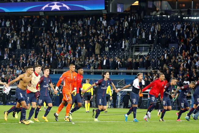 Neymar e Cavani do PSG