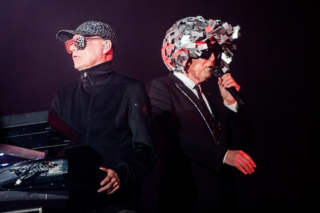 Show do  Pet Shop Boys no Palco Mundo durante o primeiro dia de Rock in Rio - 15/09/2017