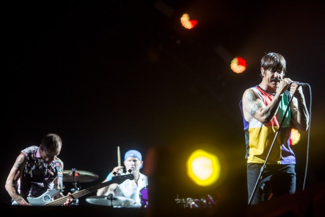 Banda Red Hot Chilli Peppers se apresenta no Rock in Rio