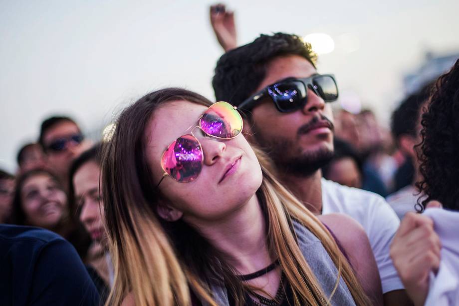 Movimentação de pessoas no Rock in Rio, o quarto dia do festival realizado no Parque Olímpico, na Barra da Tijuca, zona oeste da cidade - 21/09/2017