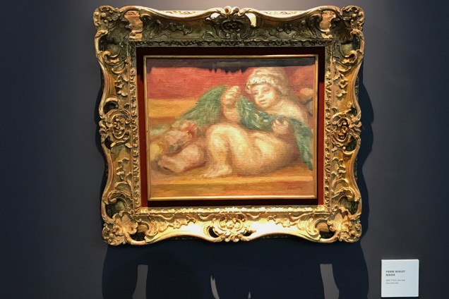 Tela sem título, de Renoir, avaliada em 2 milhões de reais, na galeria Pinakotheke