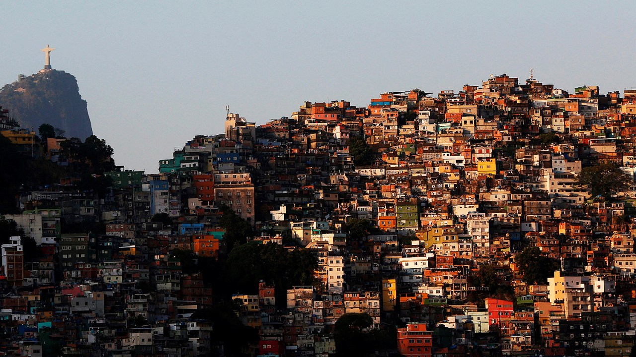 Vista da favela da Rocinha