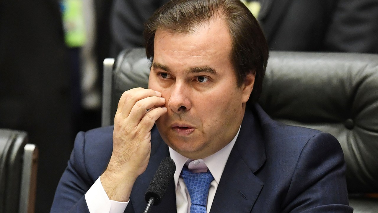O presidente da Câmara dos Deputados Rodrigo Maia