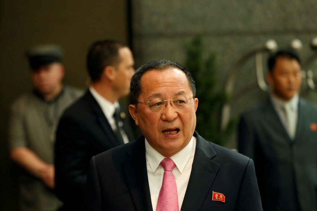 Chanceler norte-coreano, Ri Yong-ho faz novas ameaças aos Estados Unidos