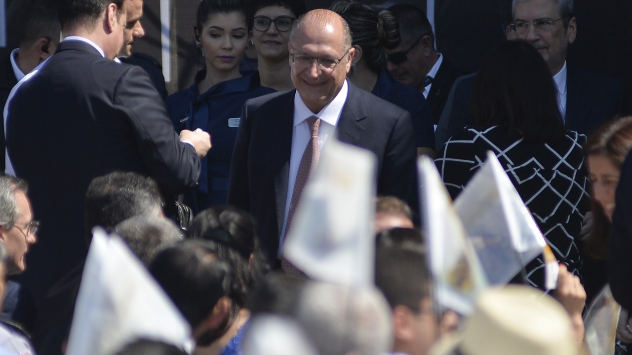 Geraldo Alckmin em Aparecida do Norte