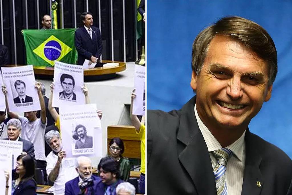 Antes e depois: Bolsonaro