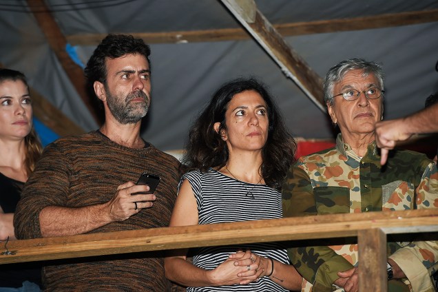 Caetano Veloso no acampamento do MTST, em São Bernardo  - 30/10/2017