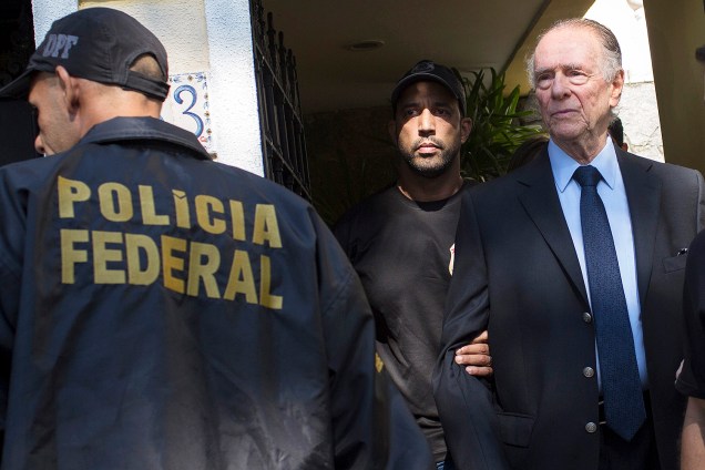 O presidente do Comitê Olímpico do Brasil (COB), Carlos Arthur Nuzman, é preso no Leblon na zona sul, no Rio de Janeiro - 05/10/2017