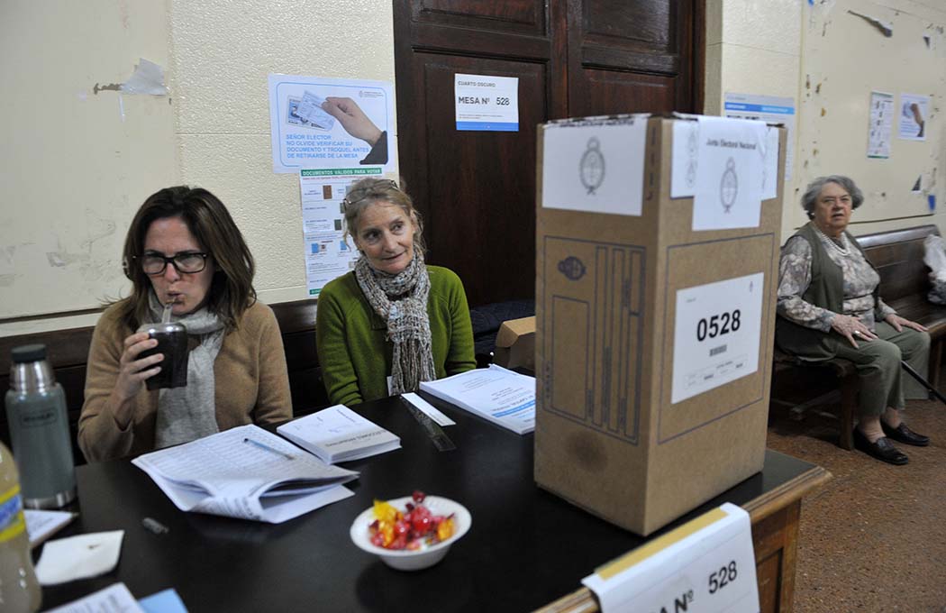 Votação na Faculdade de Direito da UBA, em Buenos Aires, para eleição legislativa de 22 de outubro de 2017