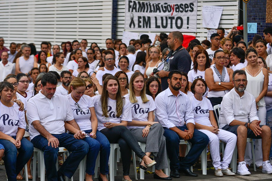 Culto ecumênico em homenagem às vítimas de tragédia em escola  Goyases, em Goiânia - 24/10/2017