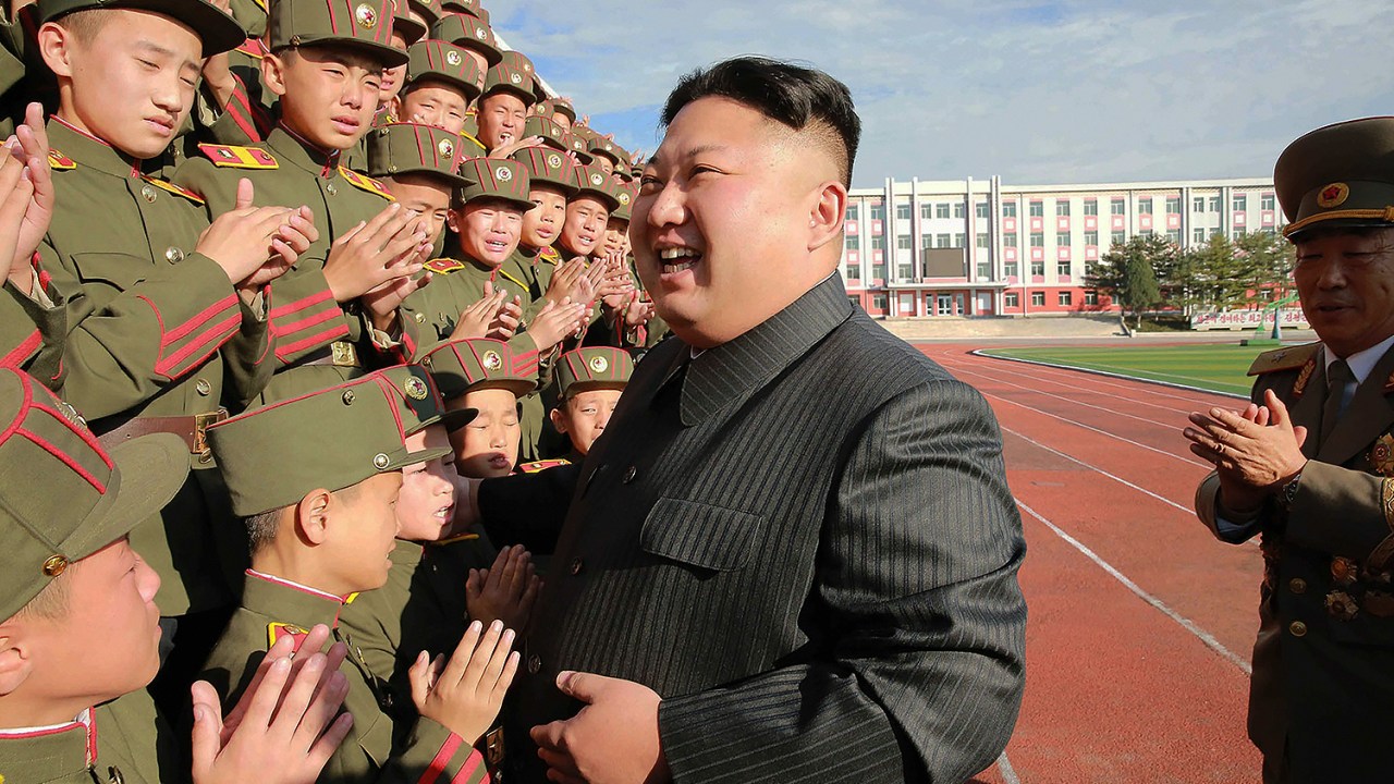 O ditador da Coreia do Norte Kim Jong-un