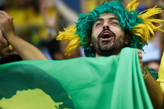 Torcida durante a partida entre Brasil e Chile, válida pela Eliminatória da Copa do Mundo da Russia 2018, no Estádio Arena Allianz Parque em São Paulo (SP) - 10/10/2017