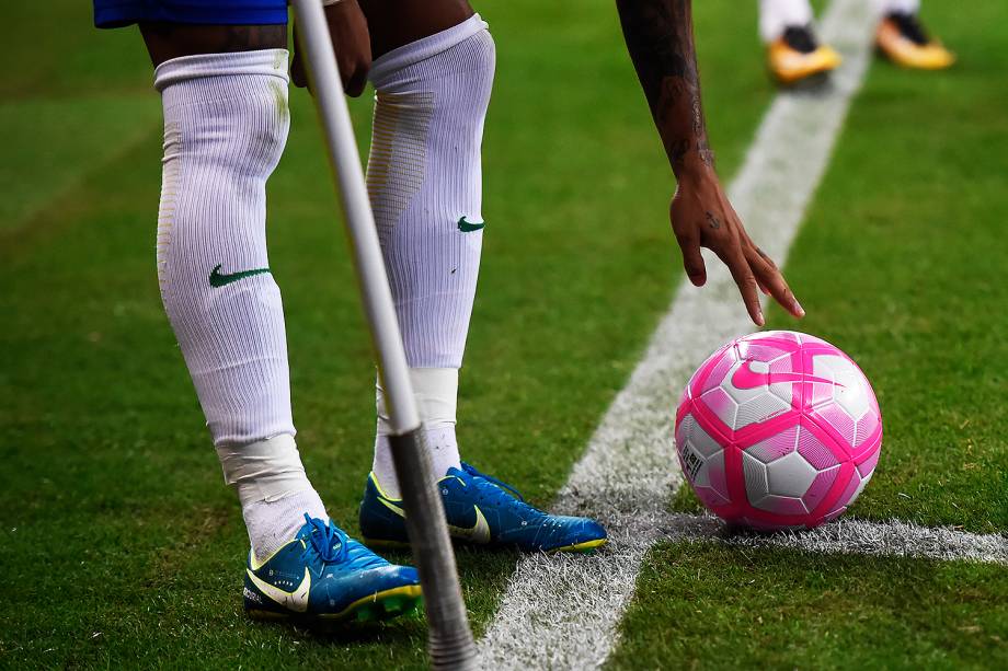 Neymar, do Brasil, em partida contra o Chile, válida pela 18ª rodada das Eliminatórias Sul-Americanas para a Copa do Mundo de 2018, no estádio Allianz Parque, na zona oeste da capital paulista - 10/10/2017