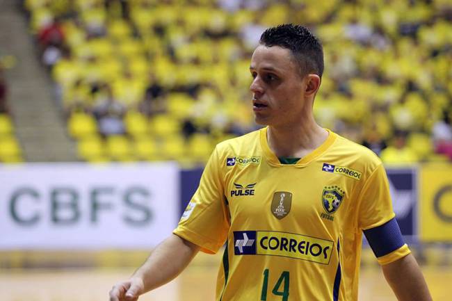 Rodrigo Hardy, capitão da seleção brasileira de futsal