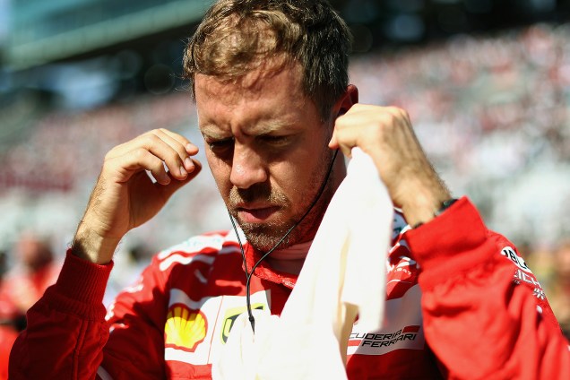 Sebastian Vettel abandona o Grande Prémio do Japão de Fórmula 1, em Suzuka - 08/10/2017