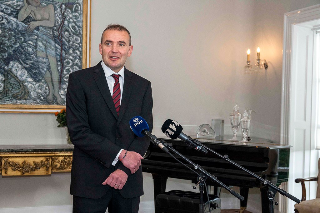 O presidente islandês, Guðni Jóhannesson