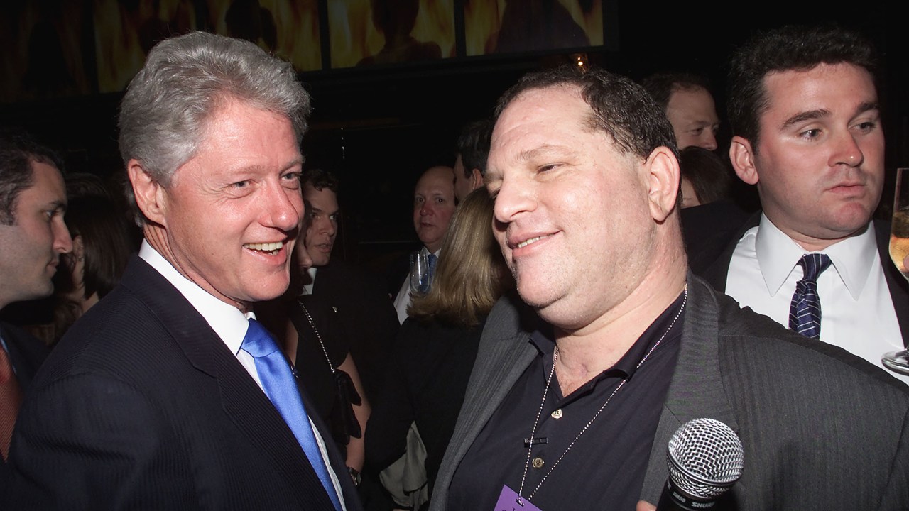 Harvey Weinstein e Bill Clinton