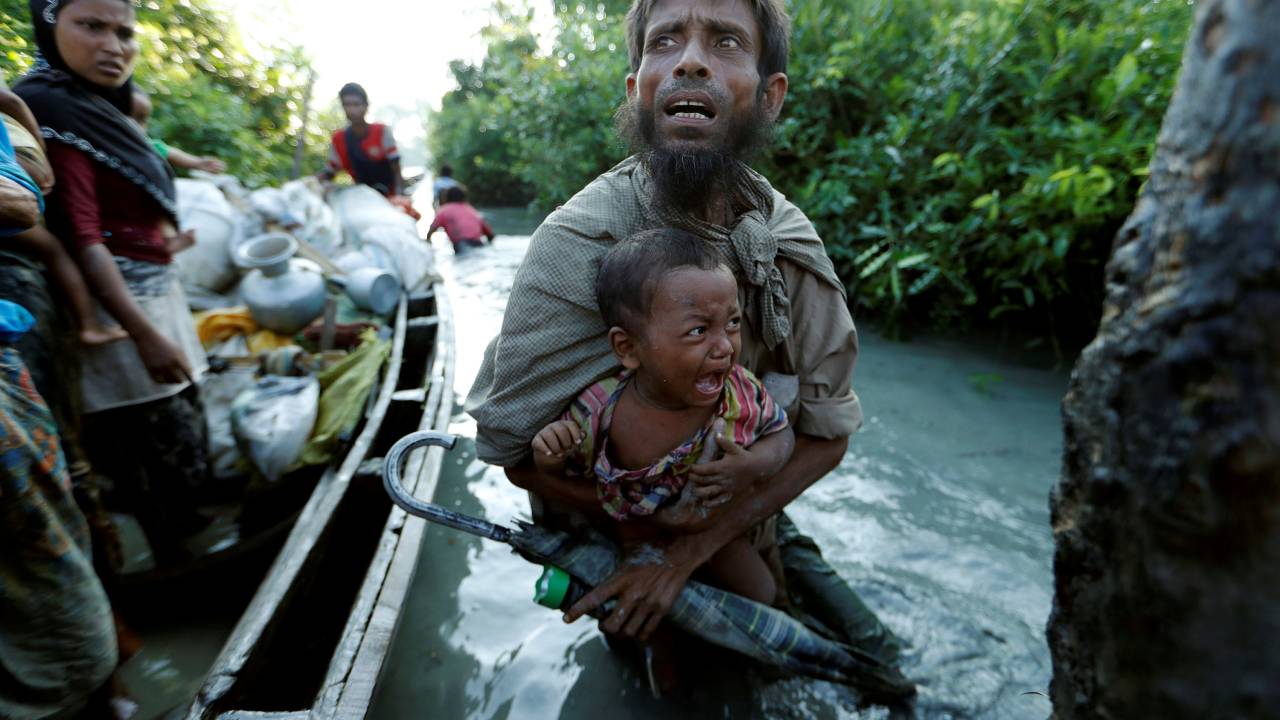 Imagens do dia - Refugiados rohingya em Bangladesh