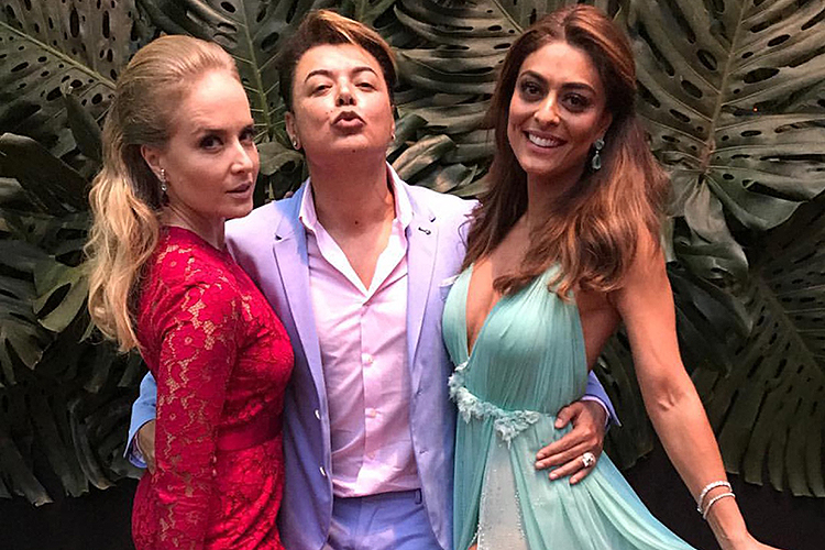 Angélica, David Brazil e Juliana Paes