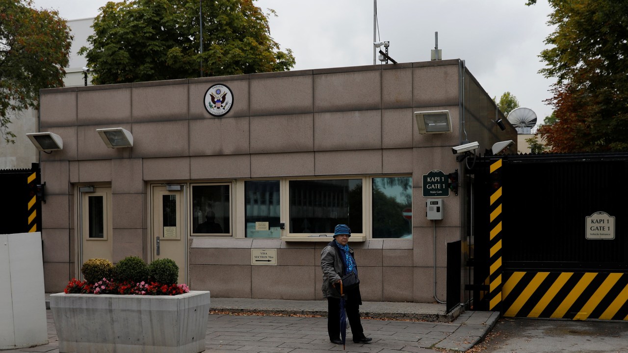 Embaixada norte-americana em Ancara, na Turquia