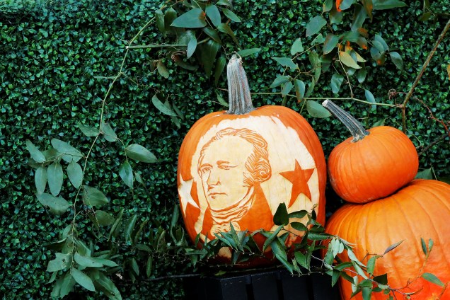 Decoração de Halloween é vista na Casa Branca, nos Estados Unidos - 30/10/2017