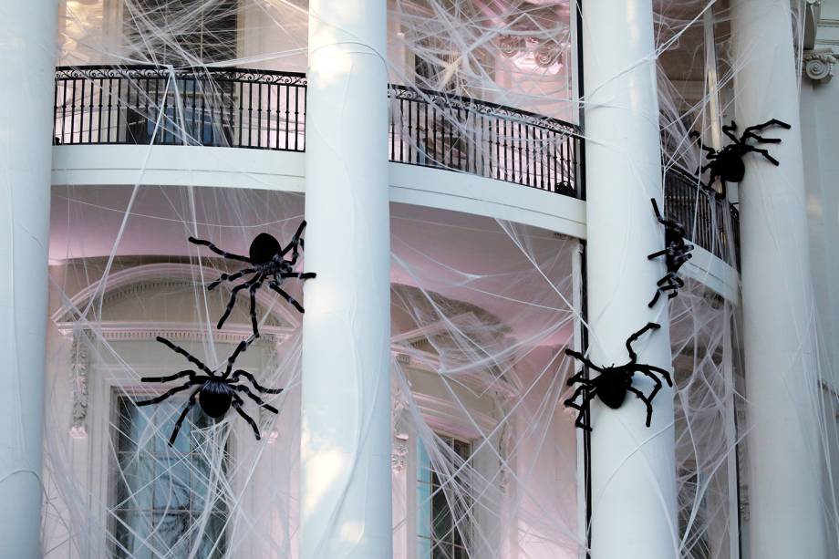 Casa Branca é decorada para comemoração do Halloween, em evento organizado pelo presidente americano Donald Trump e pela primeira-dama, Melania Trump - 30/10/2017